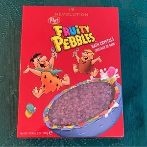 🔥 5/$25 NEW I ❤️ Revolution Post Fruity Pebbles Cereal Bath Crystals Bath Salts